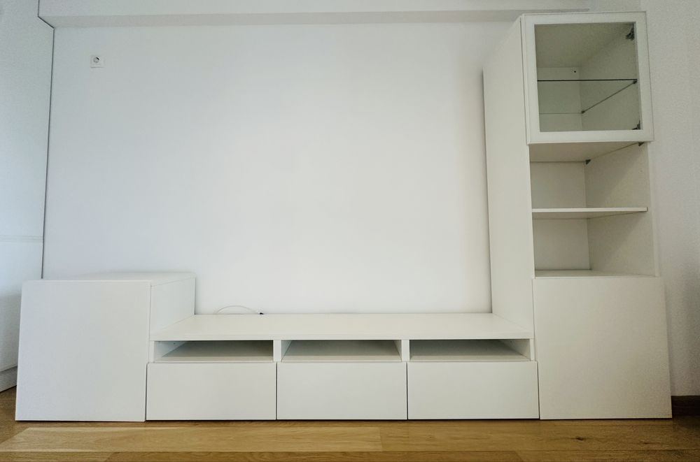 Ansamblu comodă  TV Ikea Lappviken , alb