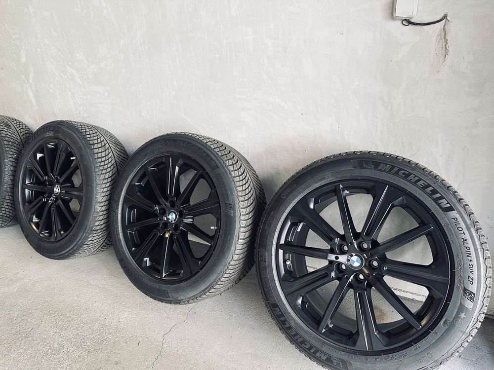 Джанти с нови зимни гуми за БМВ x4, x5, x6, x7. Размер 275/45/20