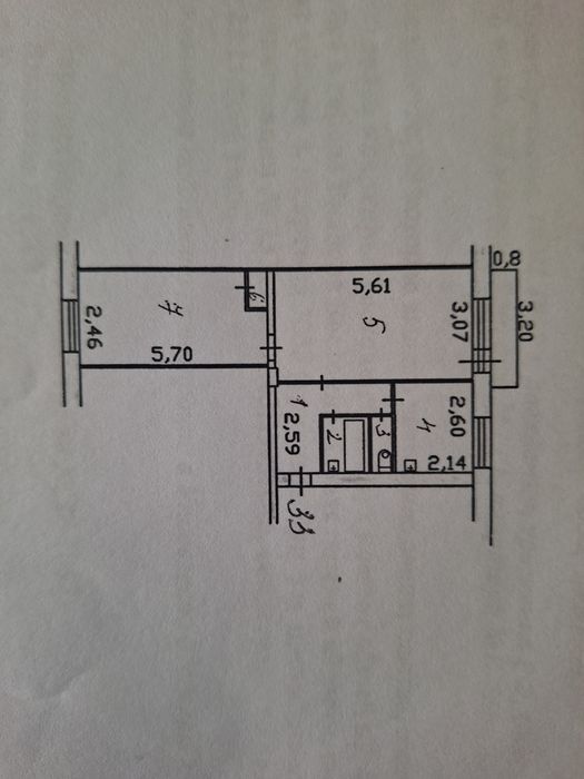 Продам 2ух комнат. квартиру в Риддере