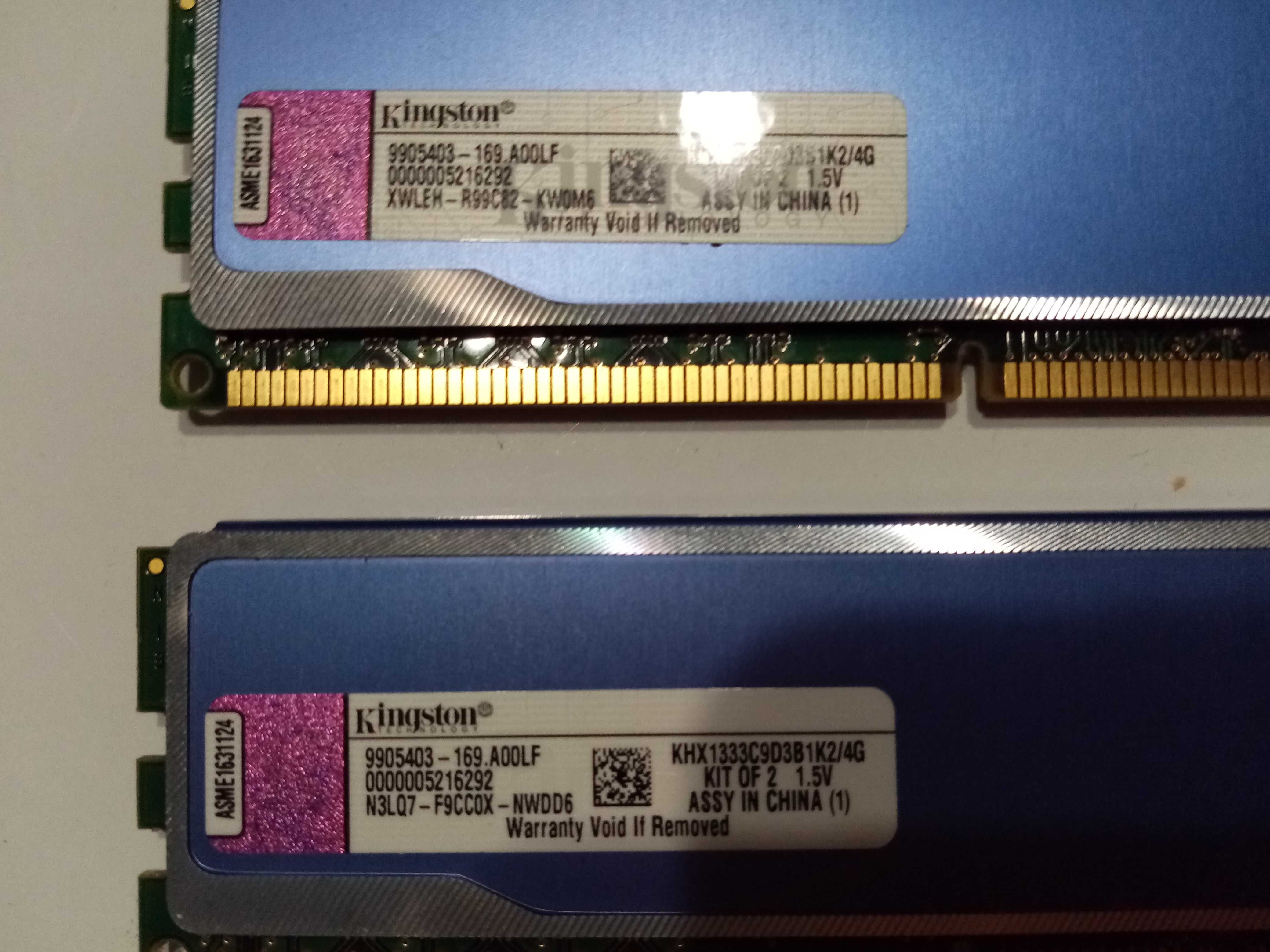 Памет Kingston DDR3 2x2g-4g