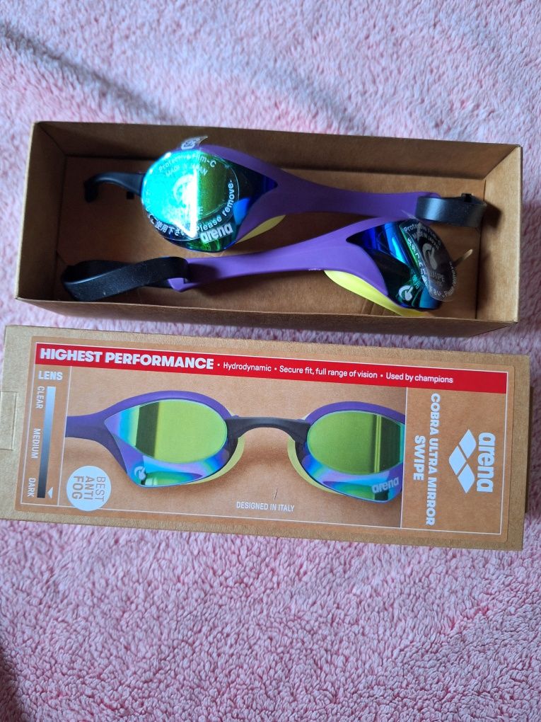 Състезателни Очила за плуване Arena Cobra Ultra Swipe Mirror Goggles
