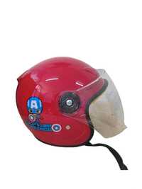 Детска каска, шлем, 53-54 см, червена