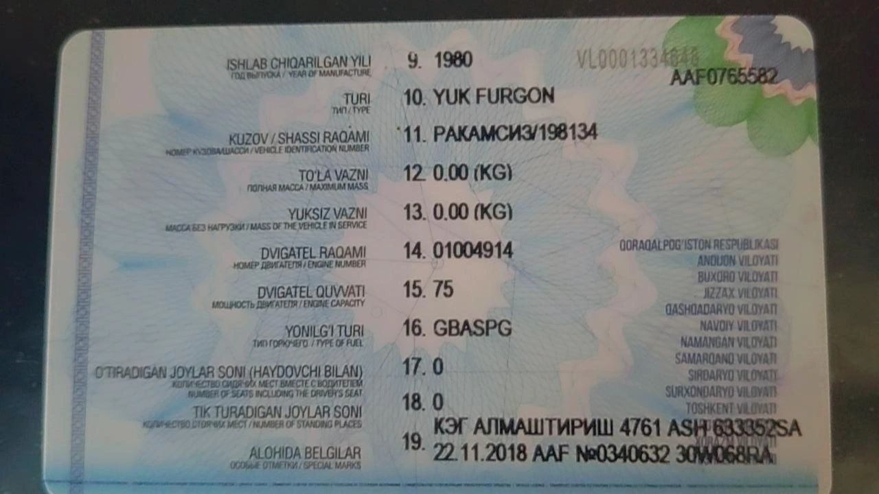 Uazik sotiladi..