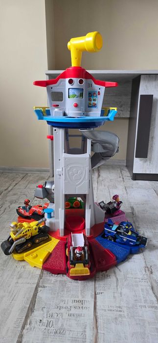 Пес патрул наблюдателна кула със супер кученцата Paw patrol