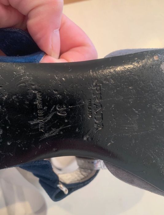 Prada sandale din piele