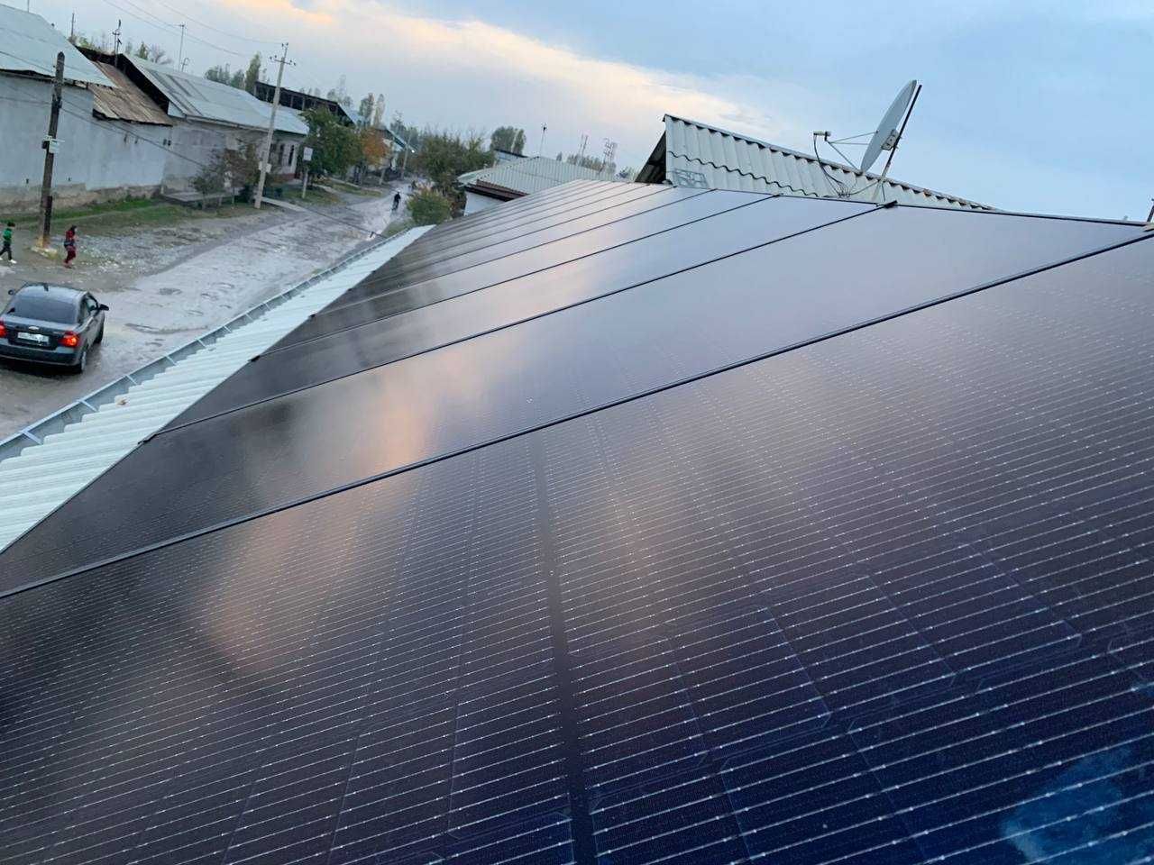 Quyosh panel 5 mlndan 9 mlngacha (1 kw uchun) o'rnatish xizmati