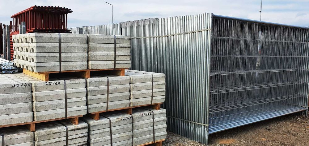 Gard mobil, garduri delimitare santier dimensiune 350 cm x 200 cm