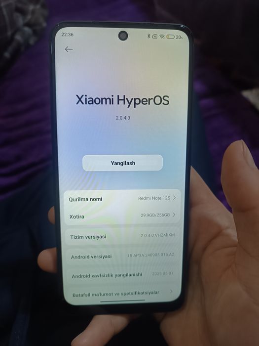 Arzon Narxda Note12s