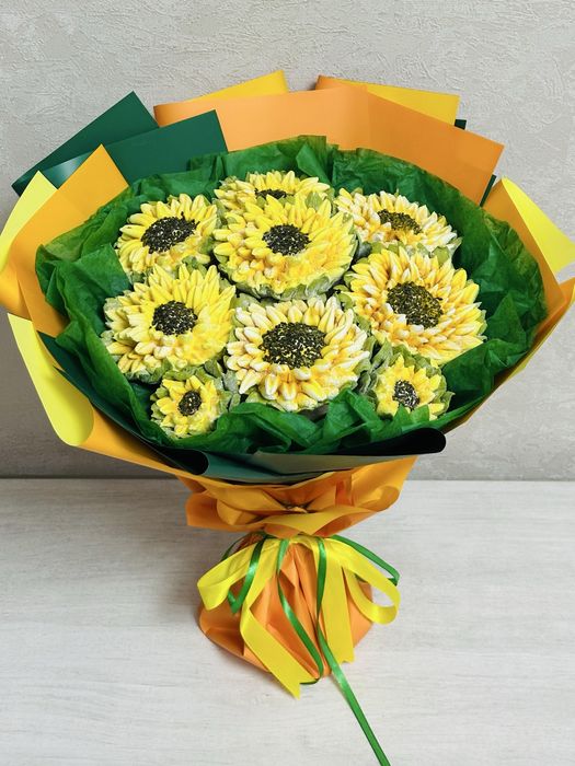 Съедобный букет из зефира