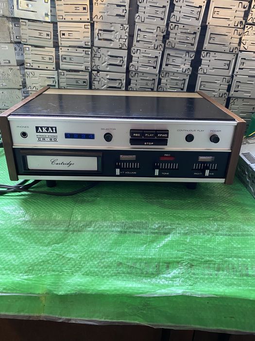 AKAI CR-80 - 8TRACK STEREO Винтидж, ретро Cartridge Картридж касетофон