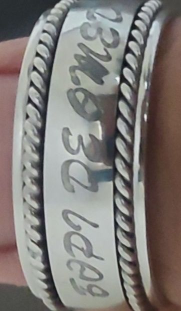 Серебряное кольцо-спиннер 925пр.