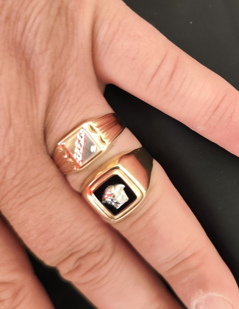 Златен пръстен Versace