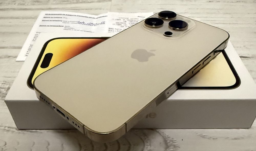 КАТО НОВ Iphone 14 Pro 128GB Gold ТЕХНОПОЛИС