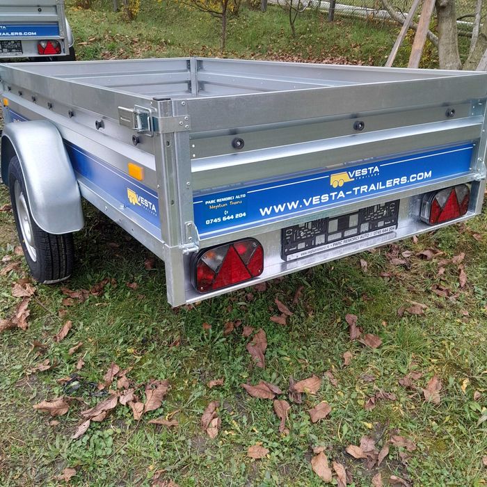 remorca vesta 232x131x38 cm cu 1 axe