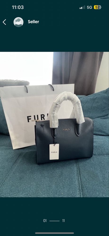 Furla PIN crossbody Bag.100% оригинал,с етикети и подаръчена торбичка