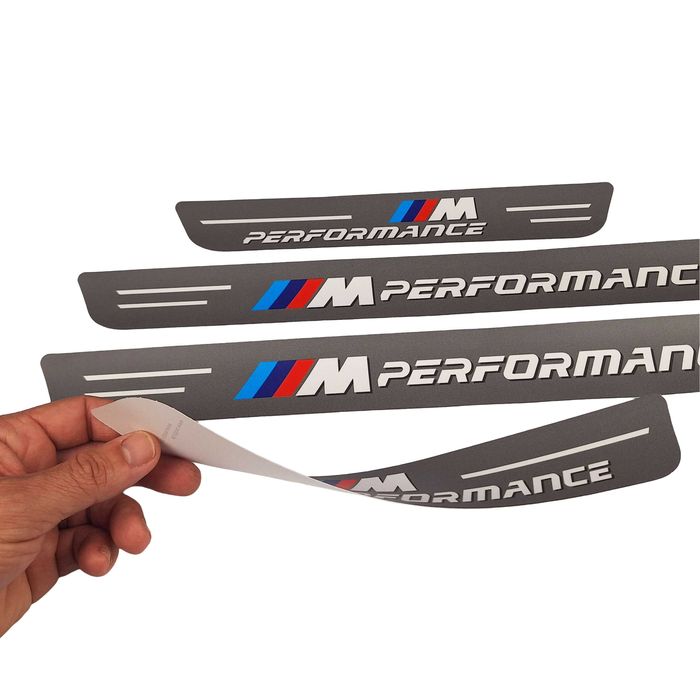 Set 4 stickere protectie praguri BMW MPerformance