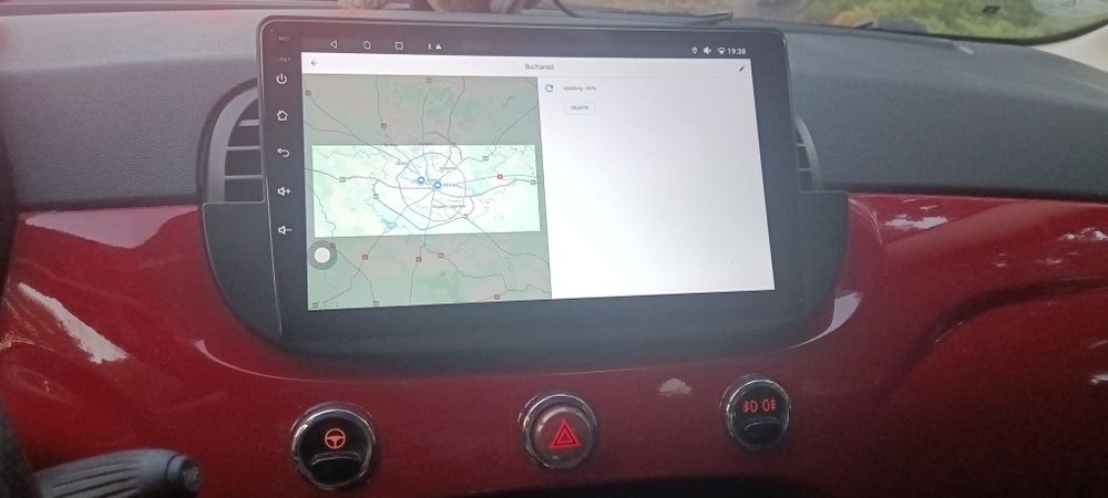 Navigație android fiat 500