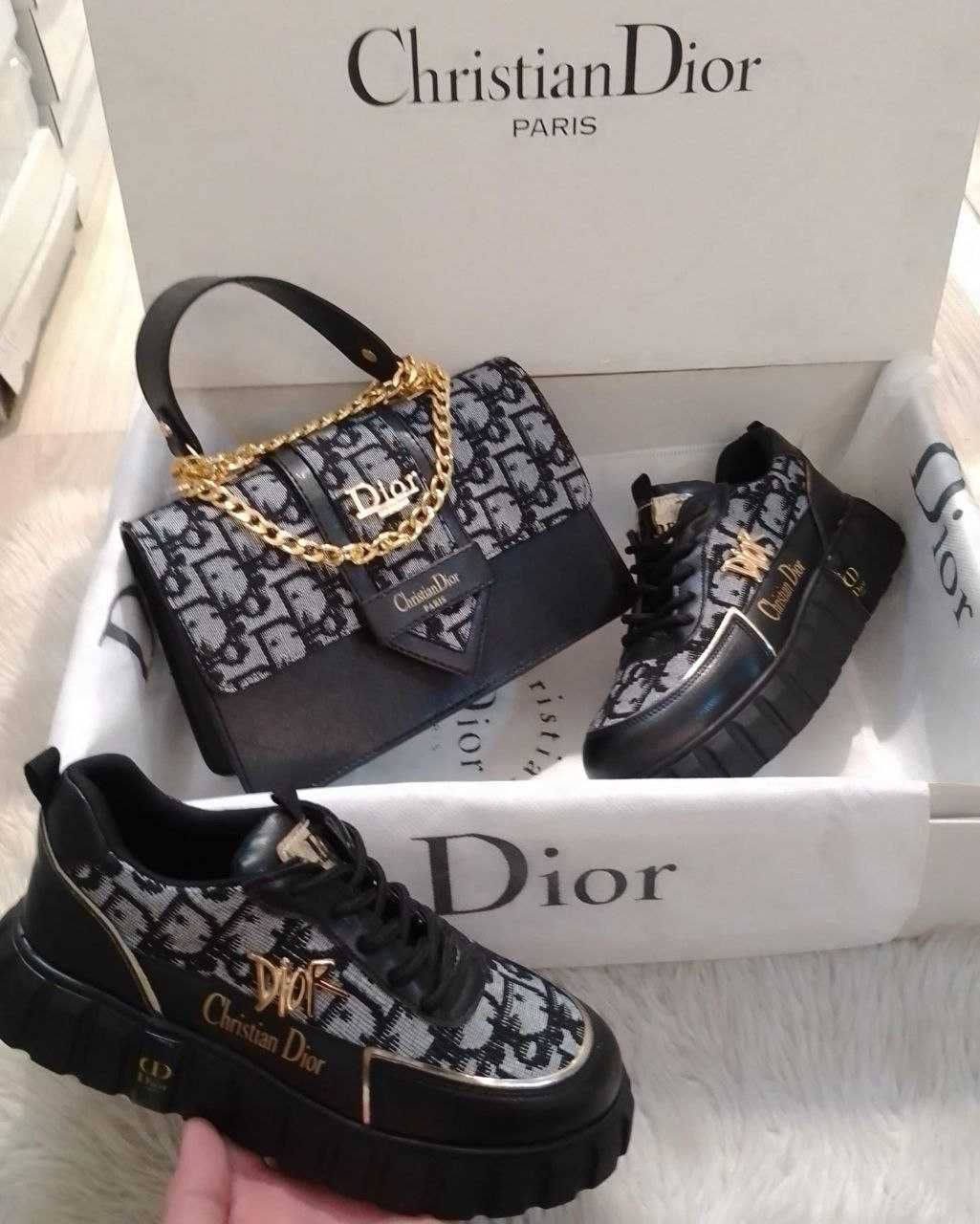 Dior set adidasi+geanta