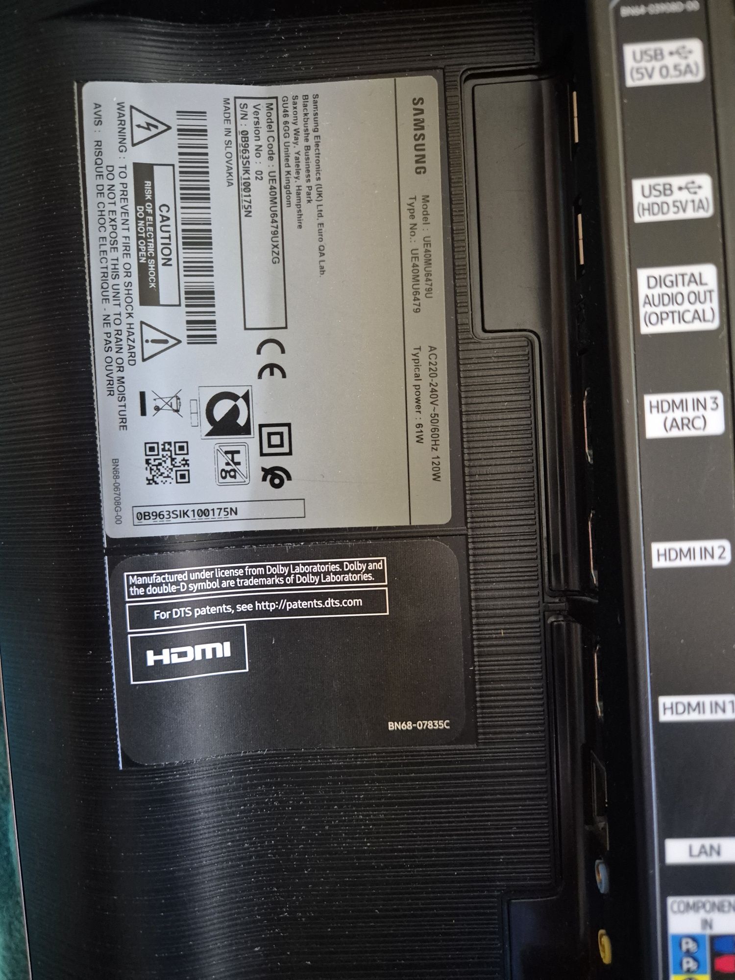 Samsung 40 inch LED Smart