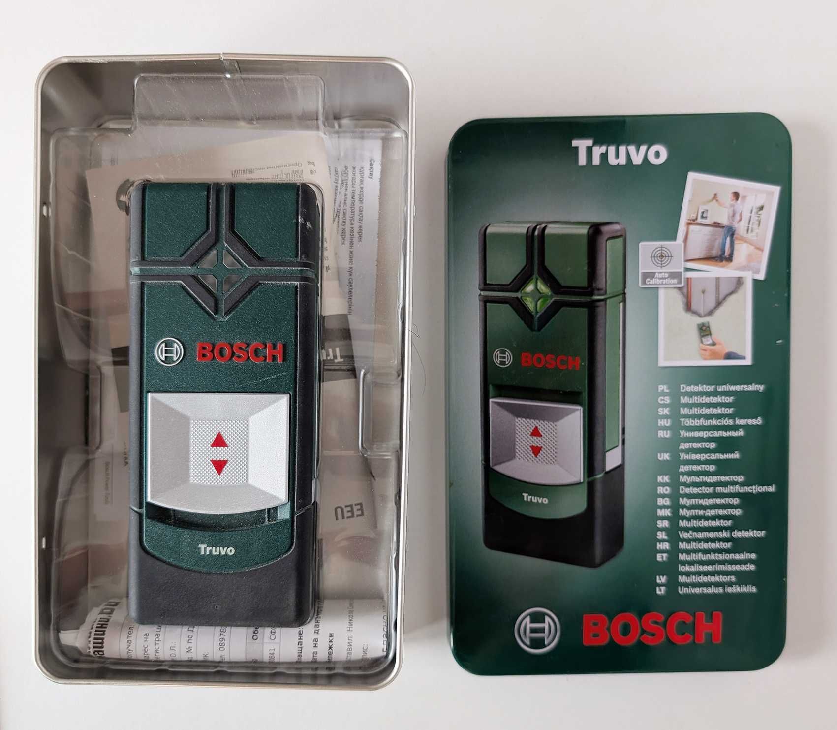 Мултидетектор Bosch Truvo за проводници, мед и желязо