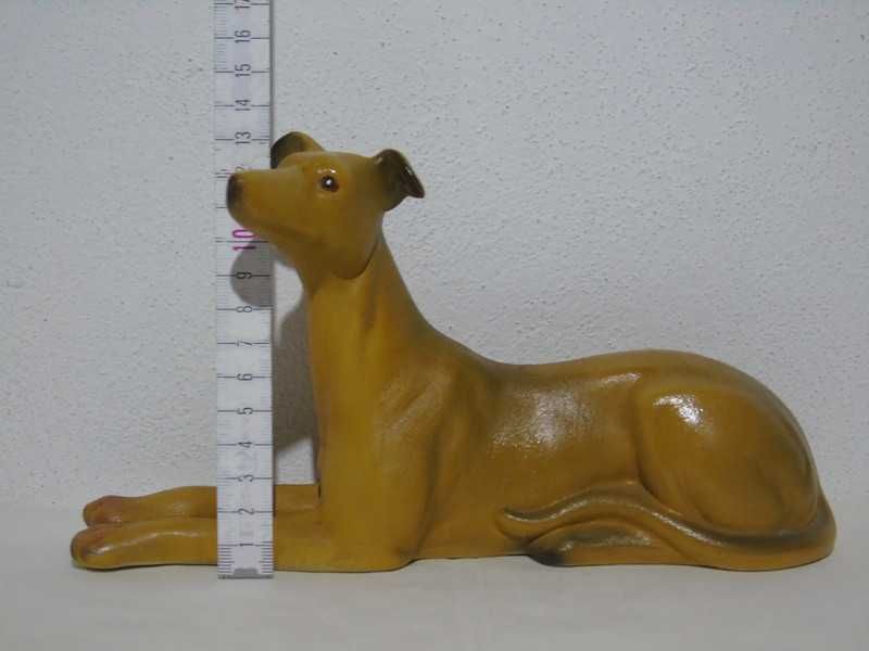 Bibelou vechi românesc câine ceramică