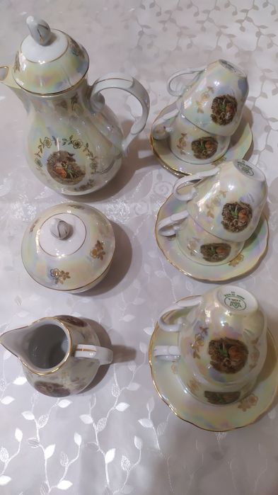 Сервиз кофейный Мадонна 6ч,чехословакия новый,