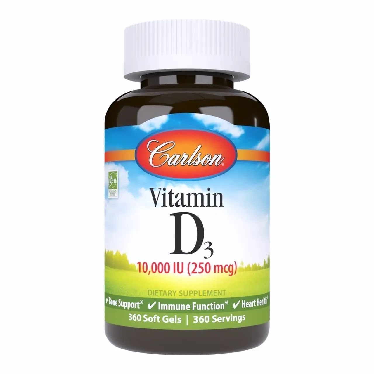 Vitamin D3 250 mcg 10000 IU 120 servings