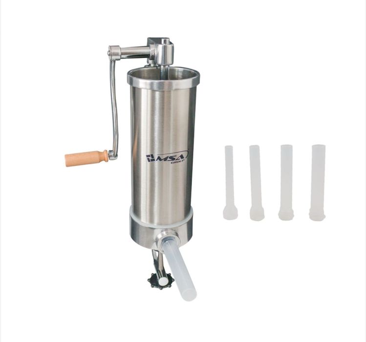 Aparat pentru umplut carnati 3kg vertical inox carnatar