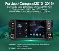 Мултимедия Jeep compass patriot wrangler commander cherokee android
