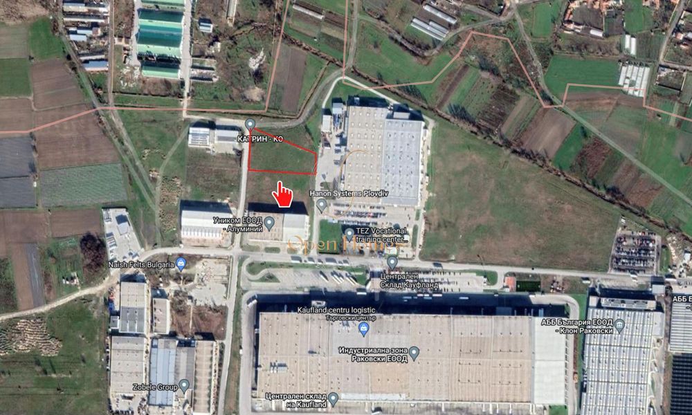 Парцел в Пловдив, област-гр.Раковски площ 5909 цена 236360