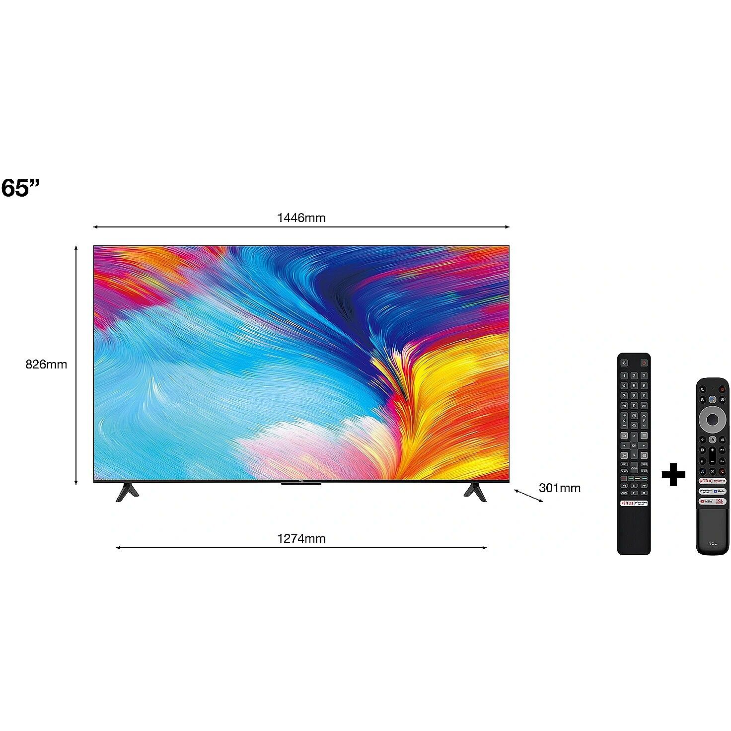 Телевизор 65 Tcl 4K UHD анрдроид голосовой чегирма нархда