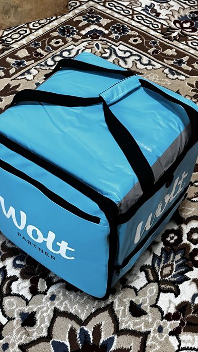 Термосумка Wolt велосипедке арналған