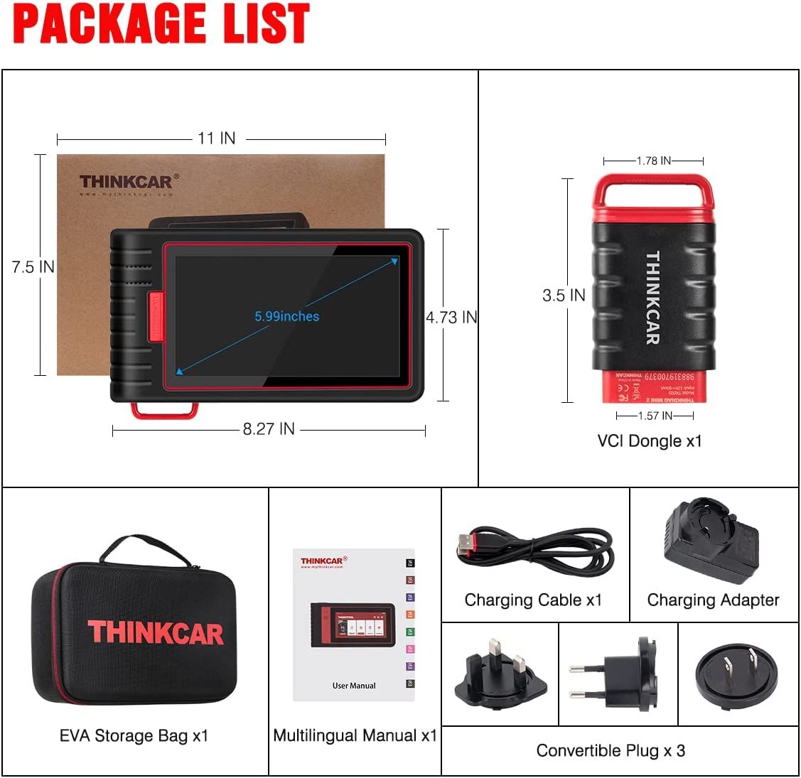 Tester auto THINKSCAN MAX 2: Codare ECU, diagnoza, 28+ functii, BT
