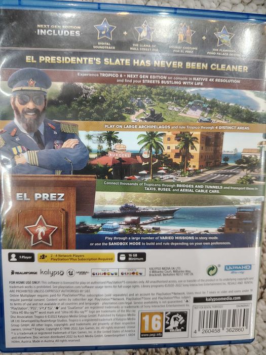 Tropico 6 PlayStation 5