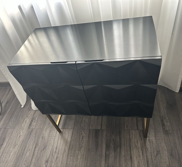 Comoda mdf negru mat negociabil