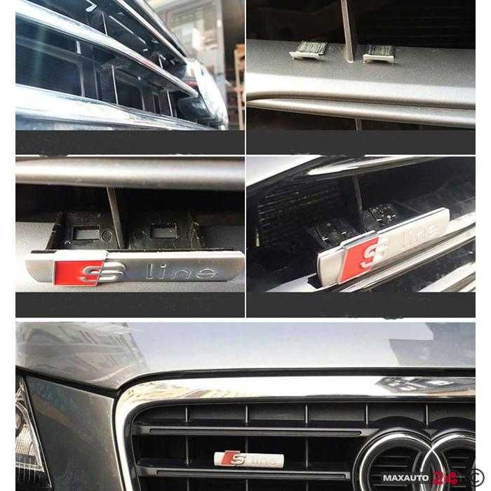 Audi надпис букви S line за предна решетка , sline ауди