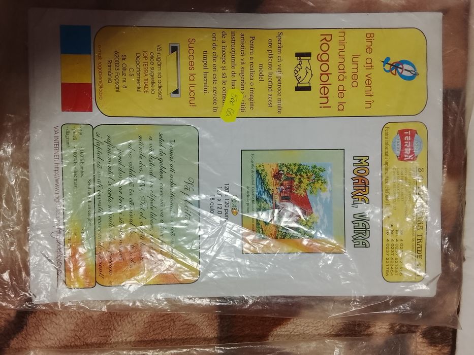 Goblen Moara cu Noroc , lucrat manual !