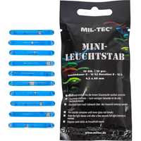 Airsoft Set 10 Bete Luminoase MINI-LEUCHTSTAB 4cm Albastre Mil-Tec