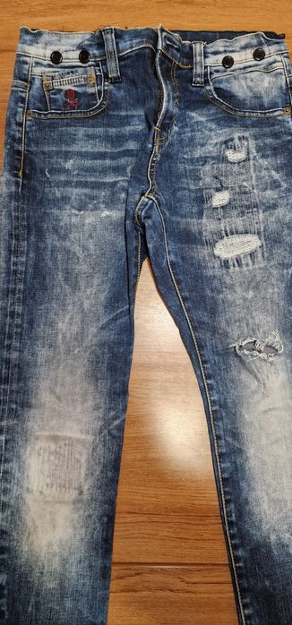 Дънки и камуфлажен панталон 158 см