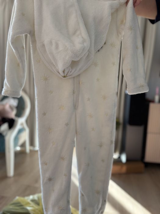 Salopeta/Pijama pufoasa Elsa Frozen 6ani