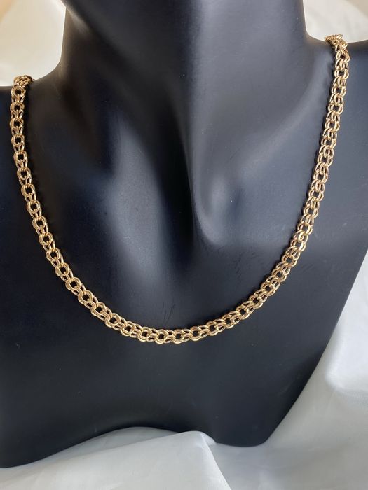 цепь из красного золото