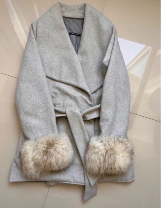 Palton blana de vulpe polara