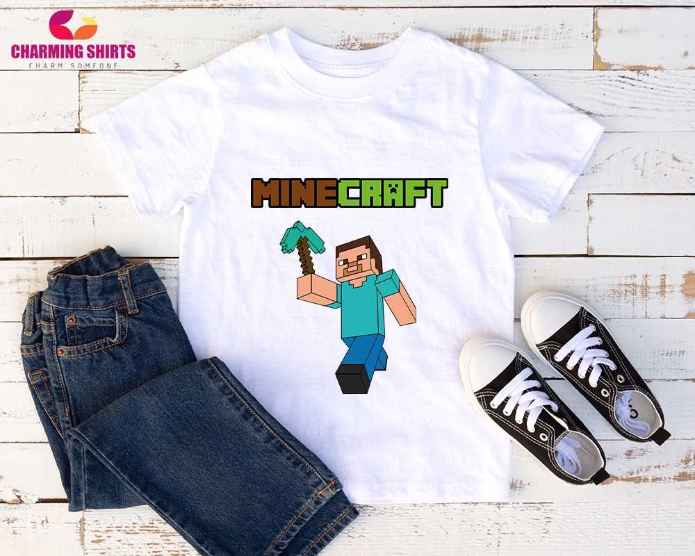 Детски тениски с Майнкрафт / Minecraft