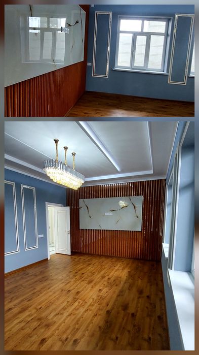 Uy sotladi yangi remont 2 sotx 5 xona 3 ta san uzel