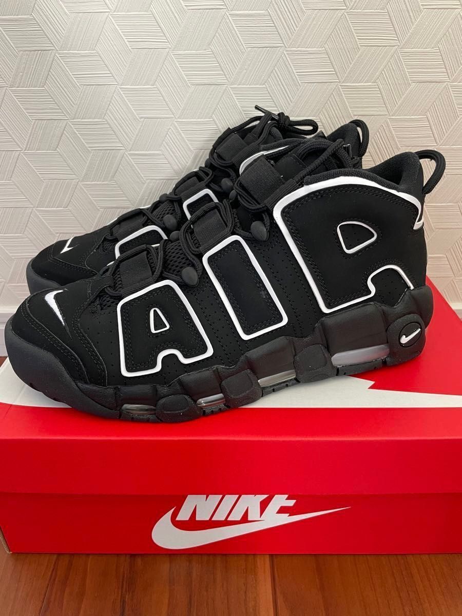 Nike Air More Uptempo Black White Adidasi - REDUCERE