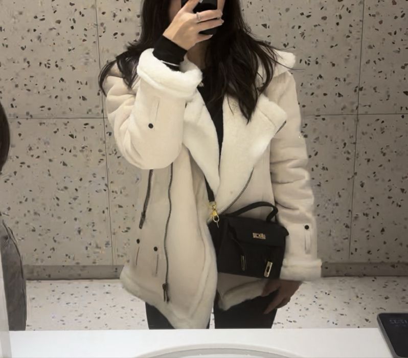 Дубленка теплый Зара