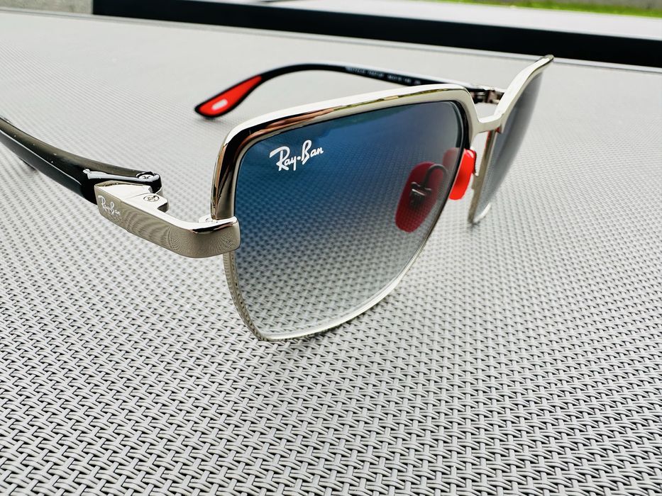 Ochelari soare originali Ray-Ban RB3743M Scuderia Ferrari