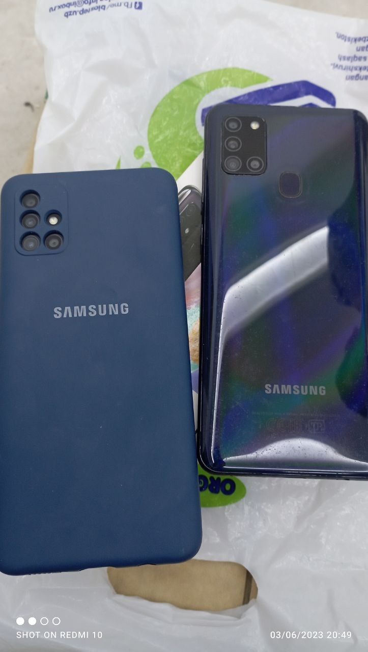 Samsung a21S bilan Samsung a 51 sotiladi