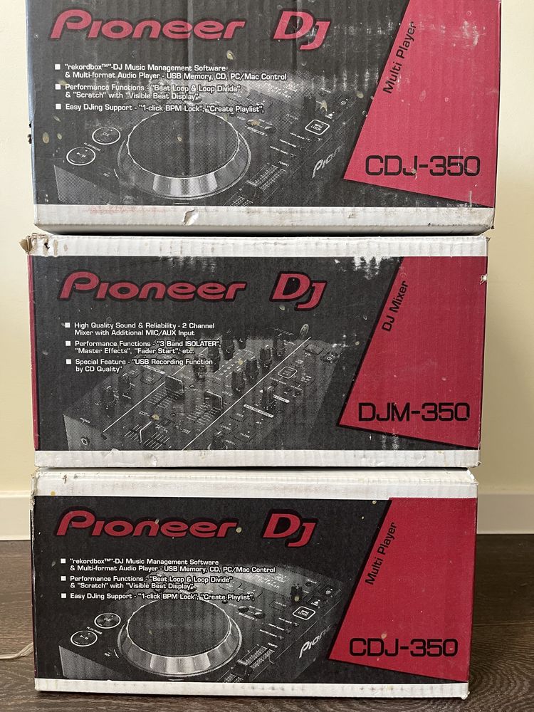 Комплект PIONEER DJM-350, CDJ-350(2) PACK