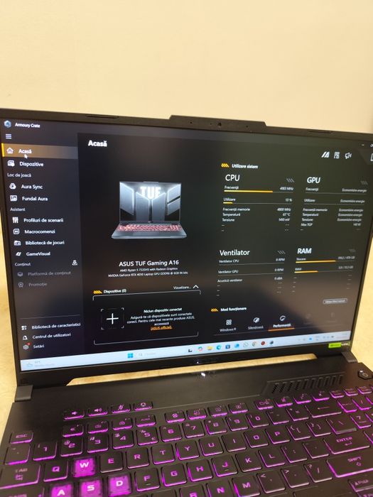 Asus Tuf Gaming A16. VAND URGENT !!!